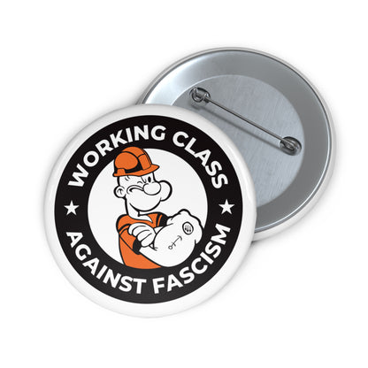 Working Class Against Fascism Pin Button