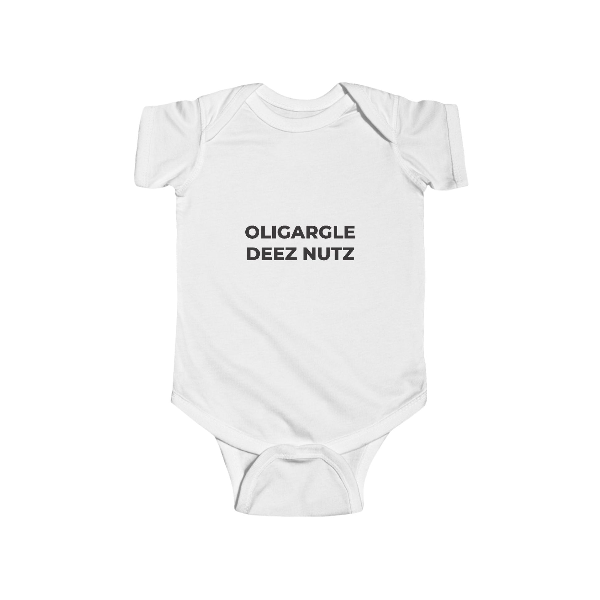 Infant Bodysuit - Oligargle Deez Nutz - Free Oppression