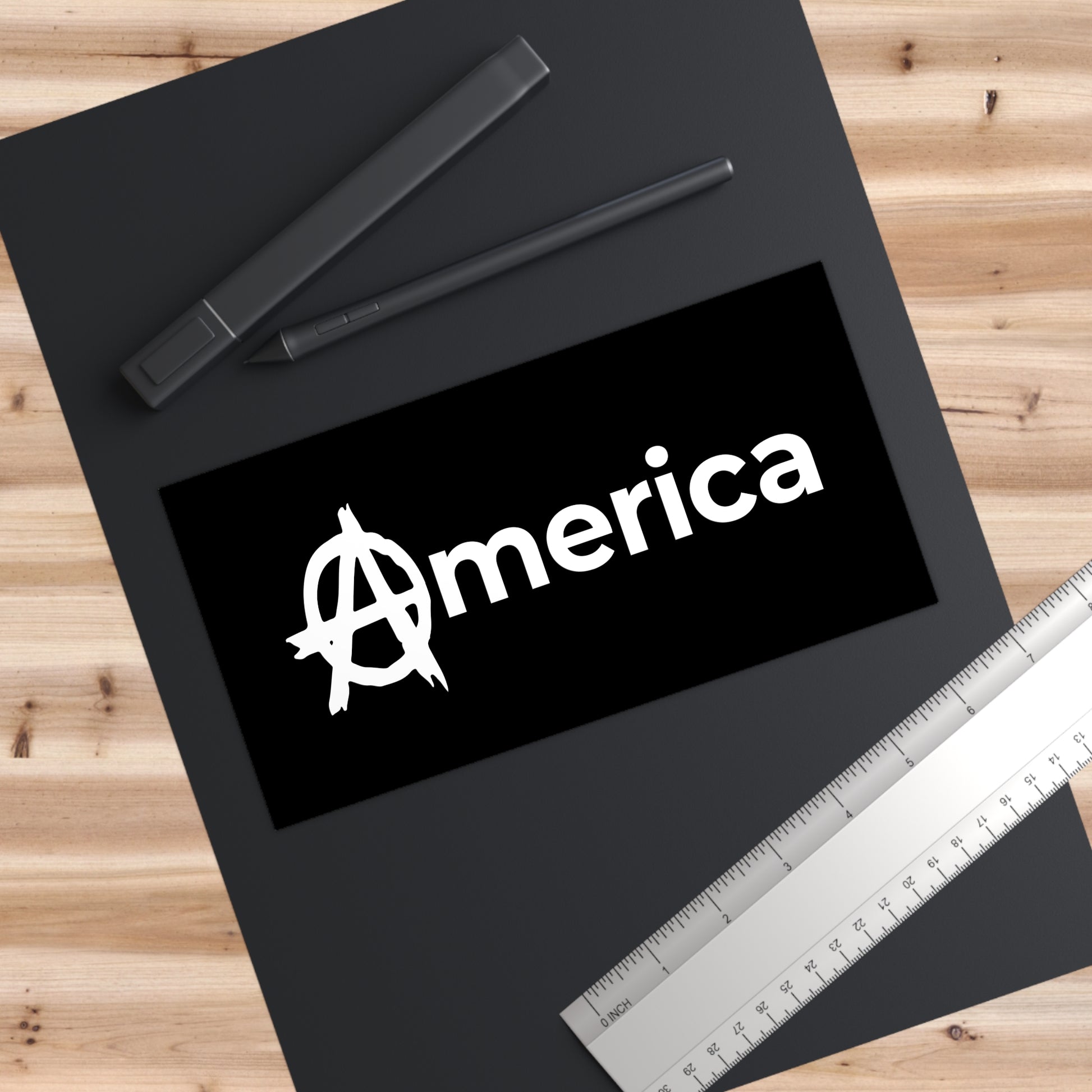 America Anarchy "A" – Bumper Sticker