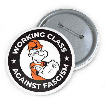 Working Class Against Fascism Pin Button