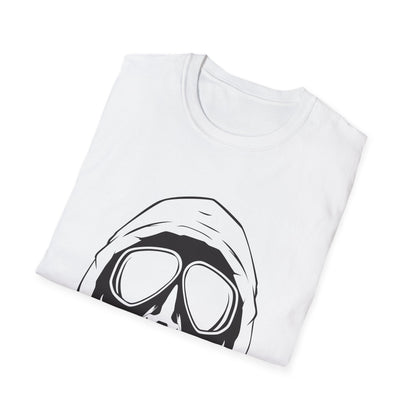 Hooded Antifa Gasmask Three Arrows T-shirt