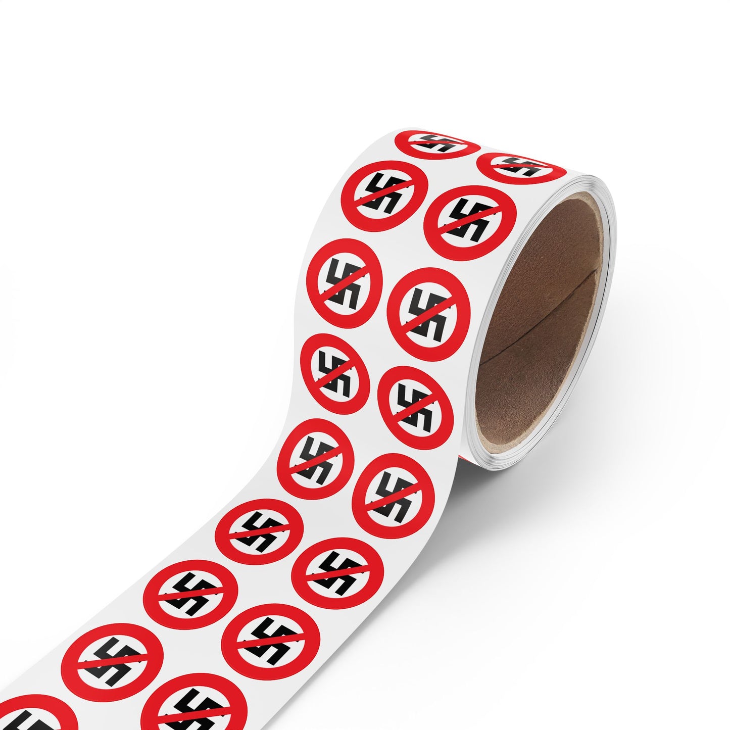 Rouleaux d'étiquettes autocollantes rondes anti-nazis