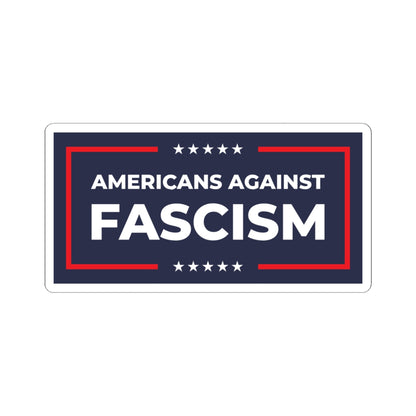 Les Américains contre le fascisme - Autocollant à découper