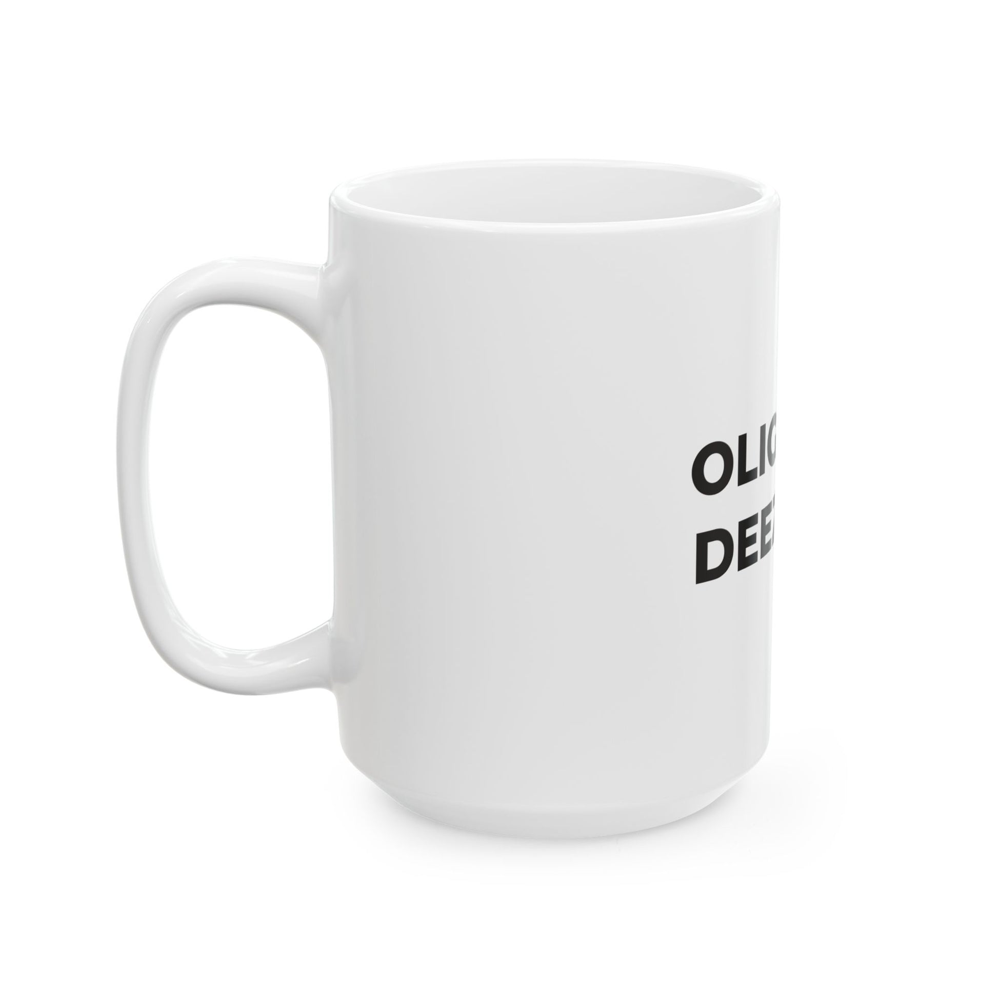 Ceramic Mug - Oligargle Deez Nutz - Free Oppression