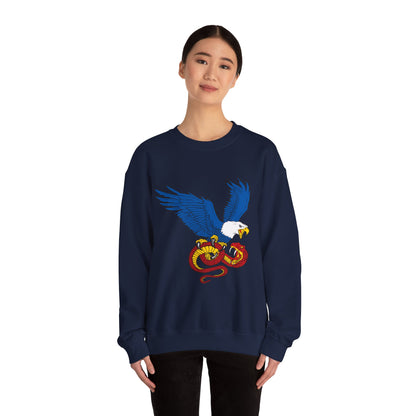 Democracy Eagle Vs. Fascist Snake - Sweatshirt