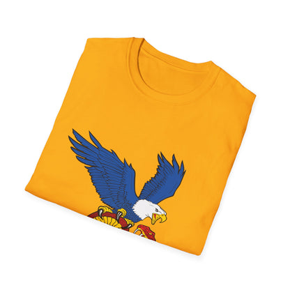Democracy Eagle vs Fascist Snake – Pro-Democracy Graphic T-Shirt