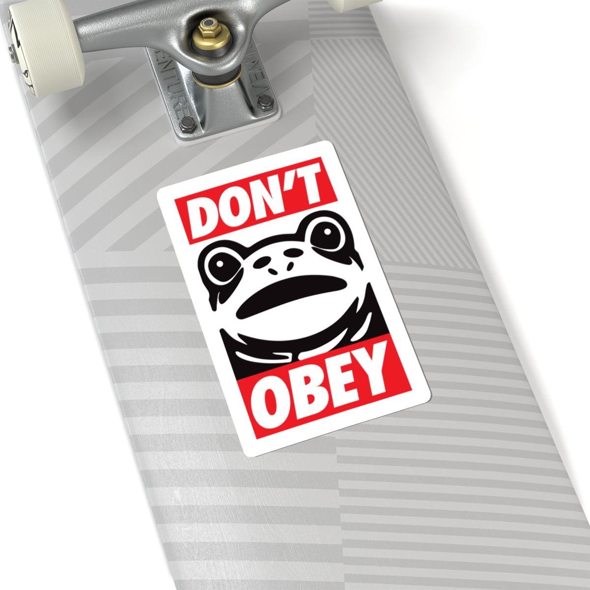 Don’t Obey – Portland Frog Kiss-Cut Sticker
