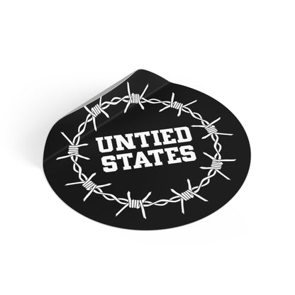Untied States - Round Vinyl Stickers