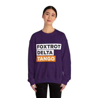 Foxtrot Delta Tango FDT Protest Code – Pro-Democracy Sweatshirt