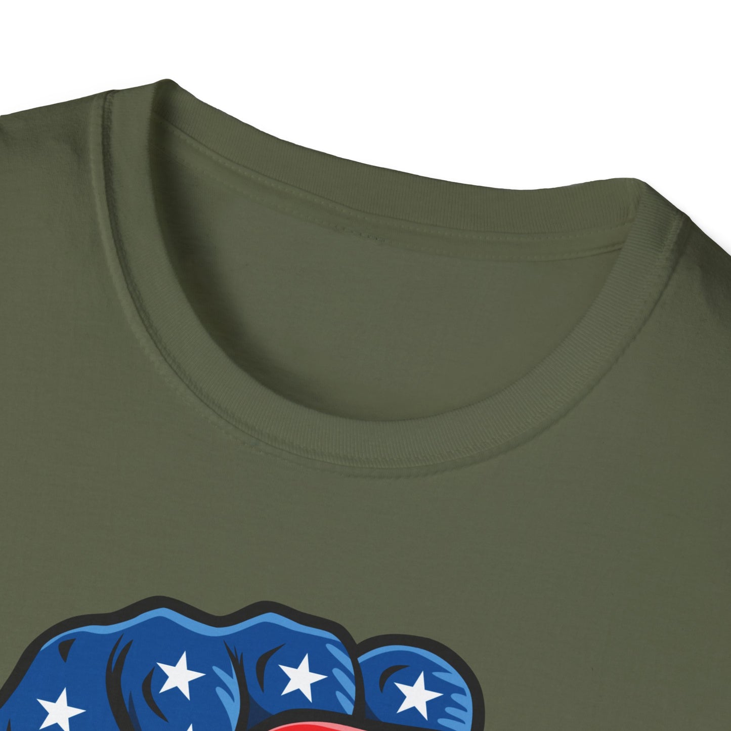 American Painted Hand – Patriotic Protest & Democracy T-Shirt