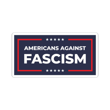 Les Américains contre le fascisme - Autocollant à découper