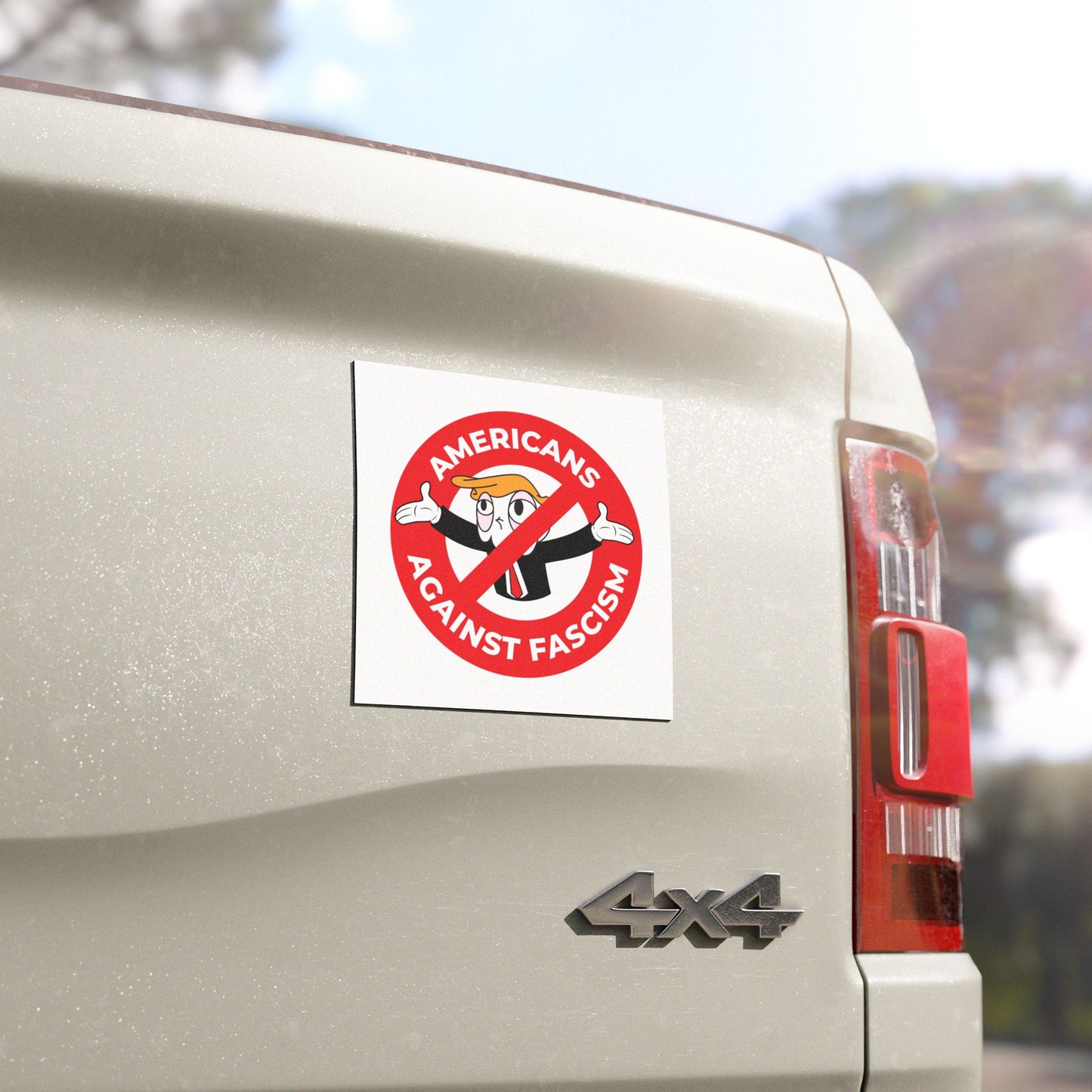 Les Américains contre le fascisme – Aimant pour voiture