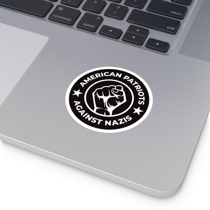 American Patriots Against Nazis – Round Vinyl Sticker