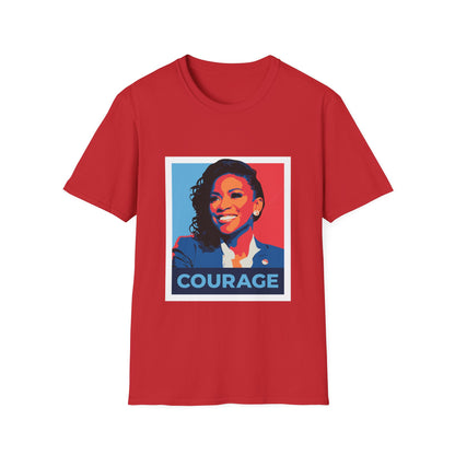 Jasmine Crockett Courage – Pro-Democracy Political Tee