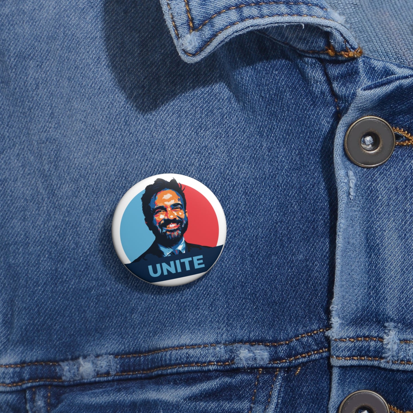Zohran Mamdani Unite - Pin Button