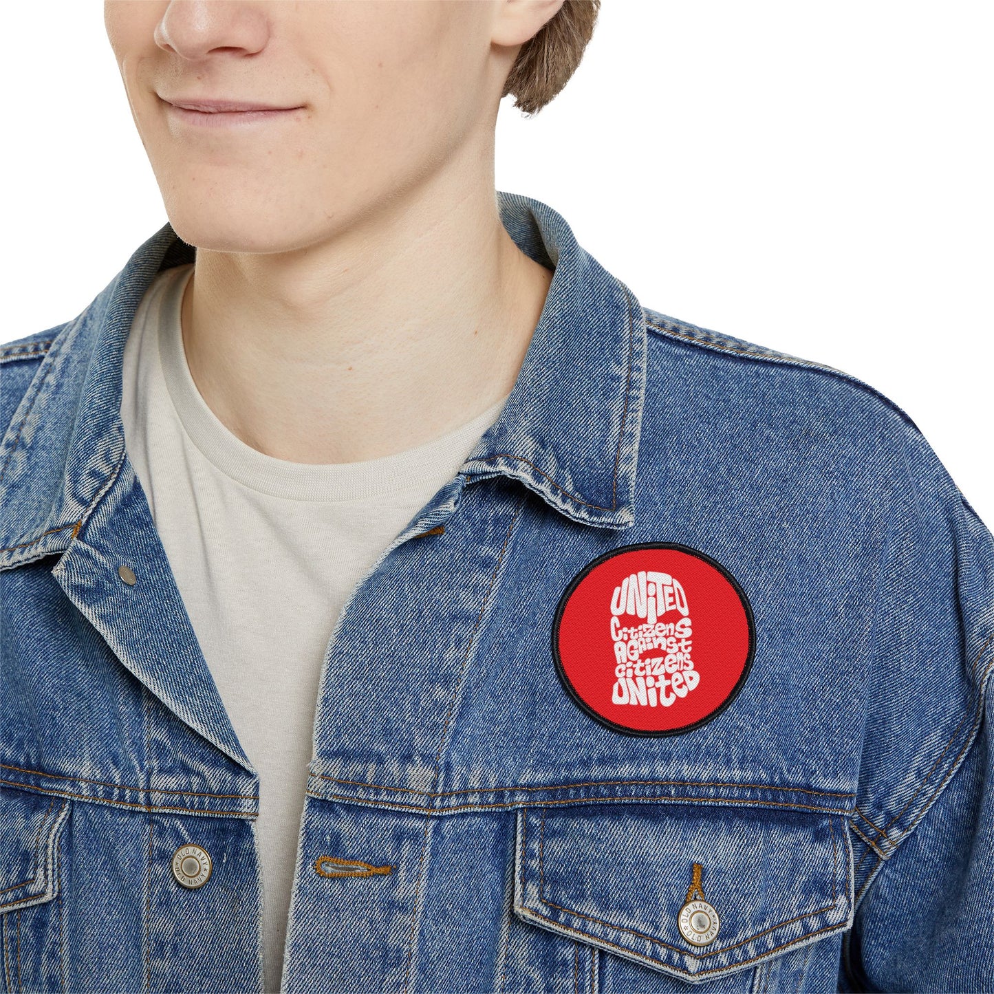 Cagoule « Citoyens unis contre les citoyens unis » - Patch thermocollant