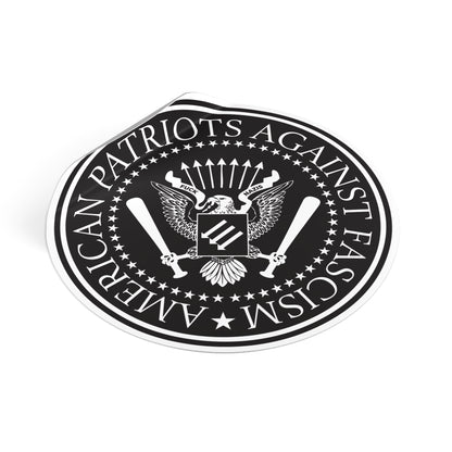 American Patriots Against Fascism – Round Vinyl Sticker