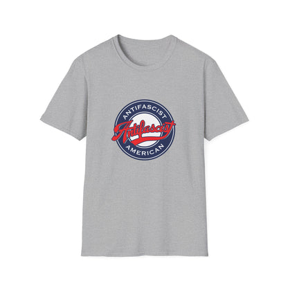 Antifascist American Baseball T-shirt
