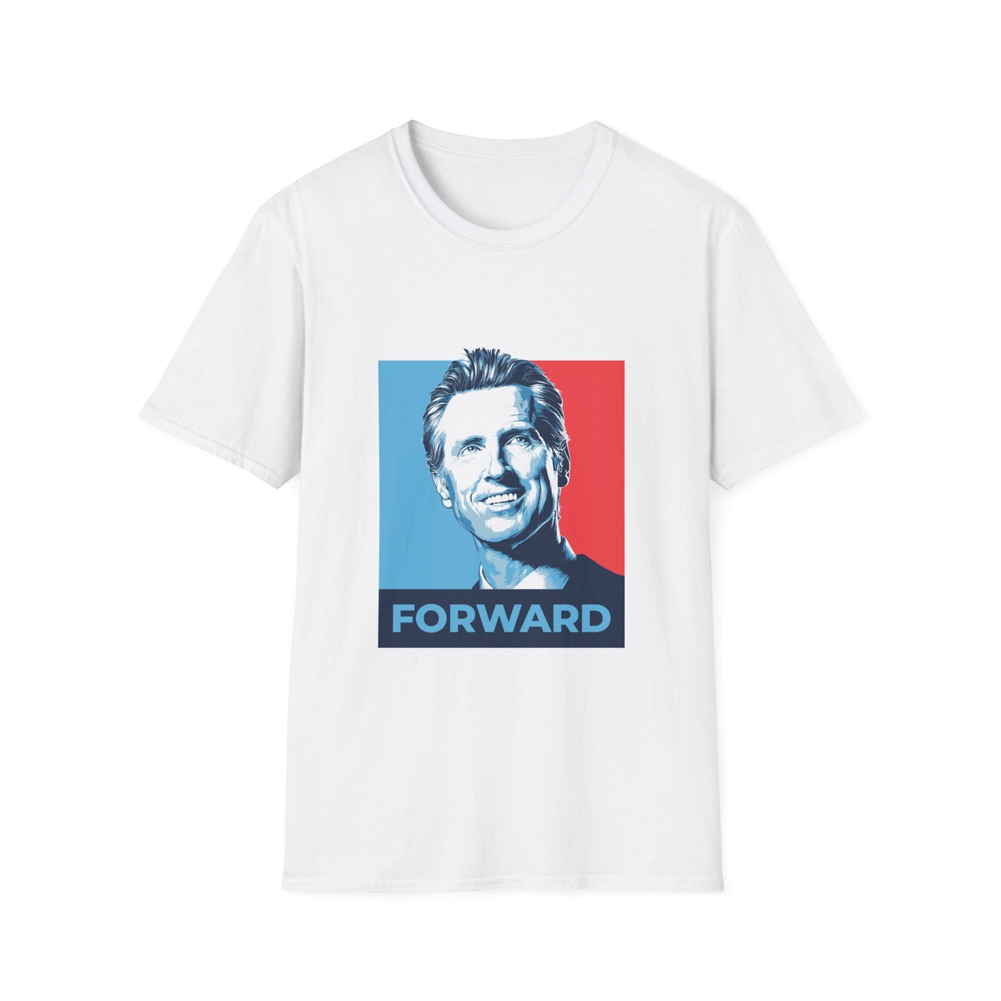 Gavin Newsom Forward – Pro-Democracy Campaign T-Shirt