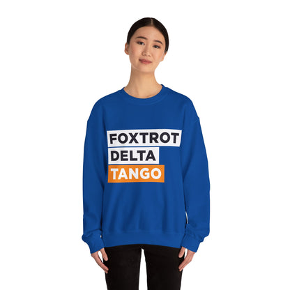 Foxtrot Delta Tango FDT Protest Code – Pro-Democracy Sweatshirt