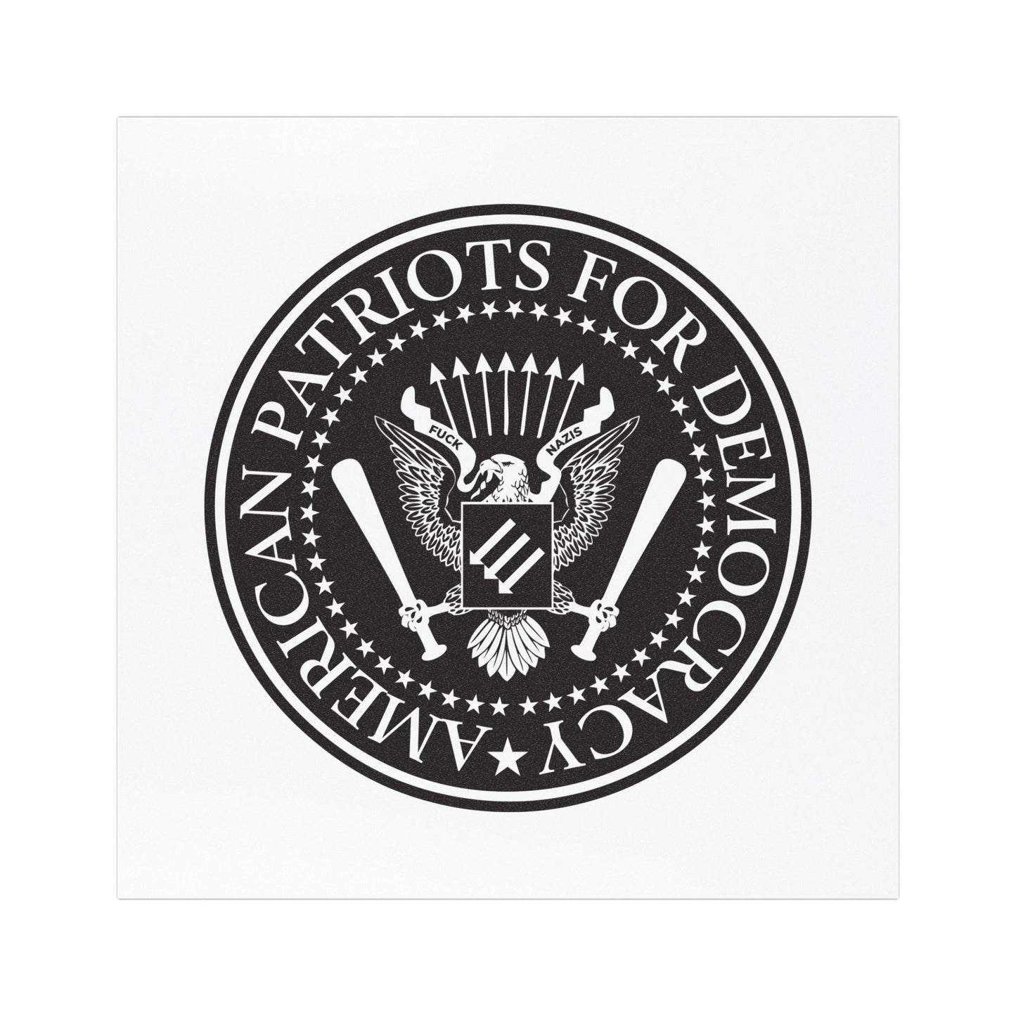 Américains antifascistes - Aimant pour voiture