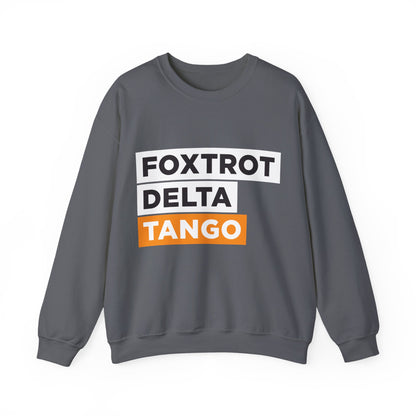 Foxtrot Delta Tango FDT Protest Code – Pro-Democracy Sweatshirt