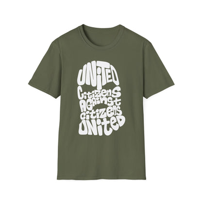 T-shirt cagoule « Citoyens unis contre les citoyens unis »