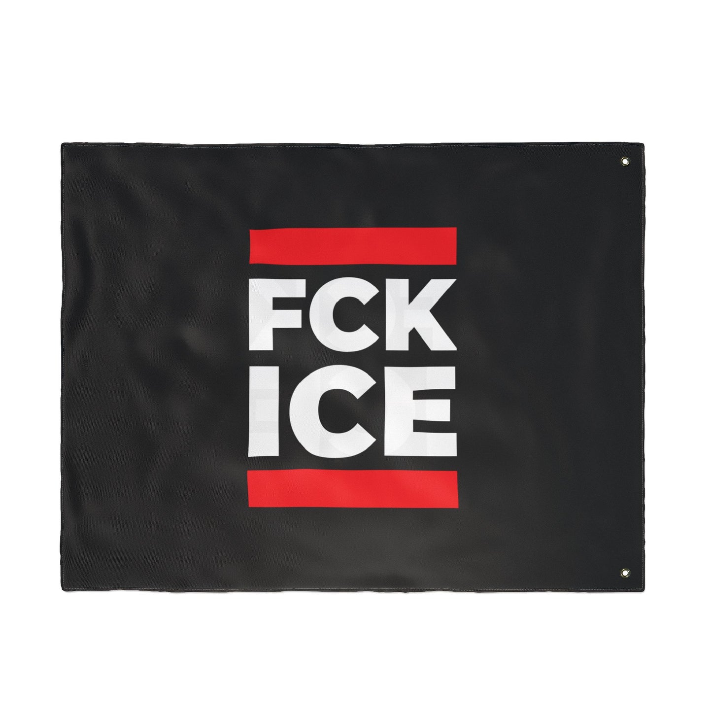 FCK ICE Flag — Immigrant Rights Protest Flag, Double-Sided