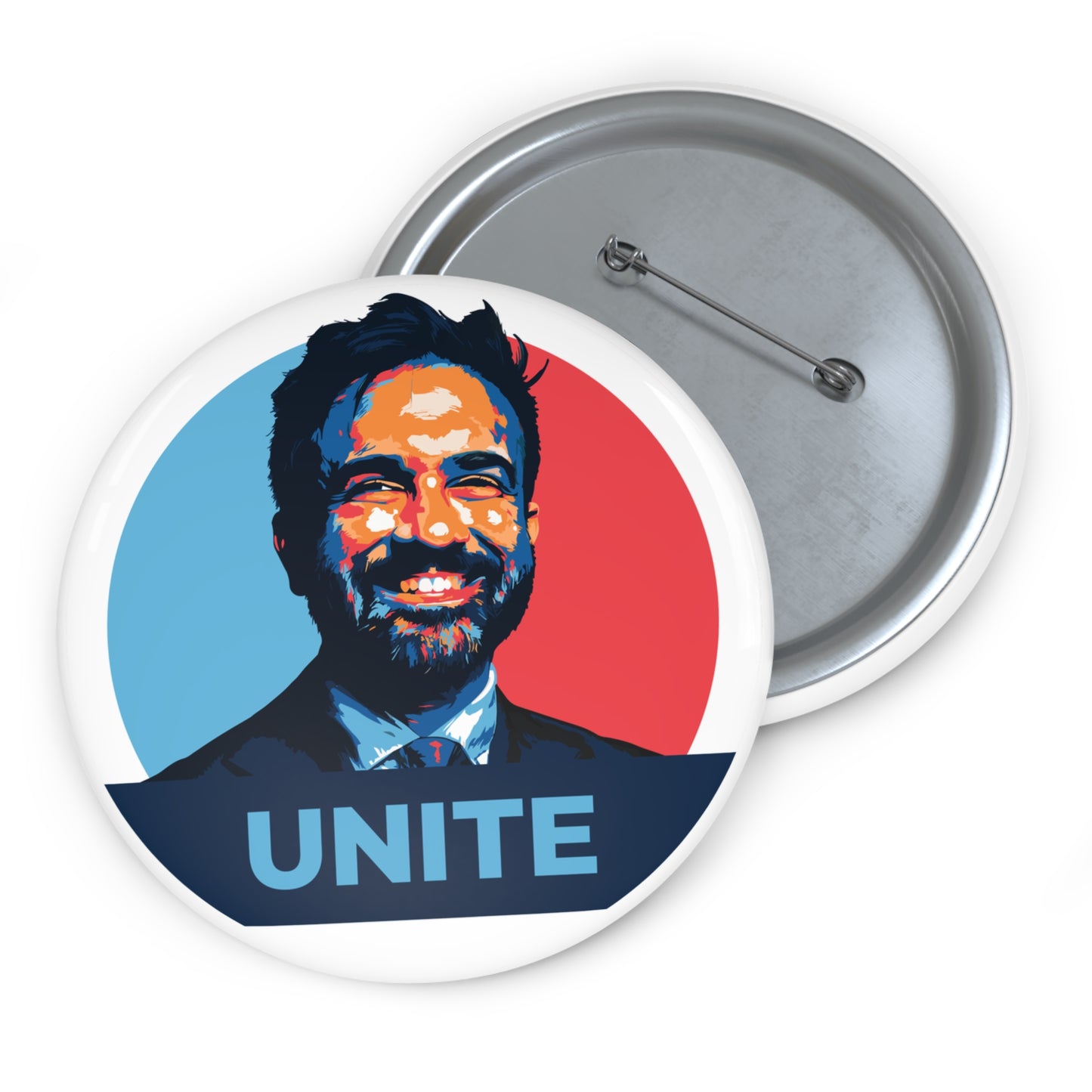 Zohran Mamdani Unite - Pin Button