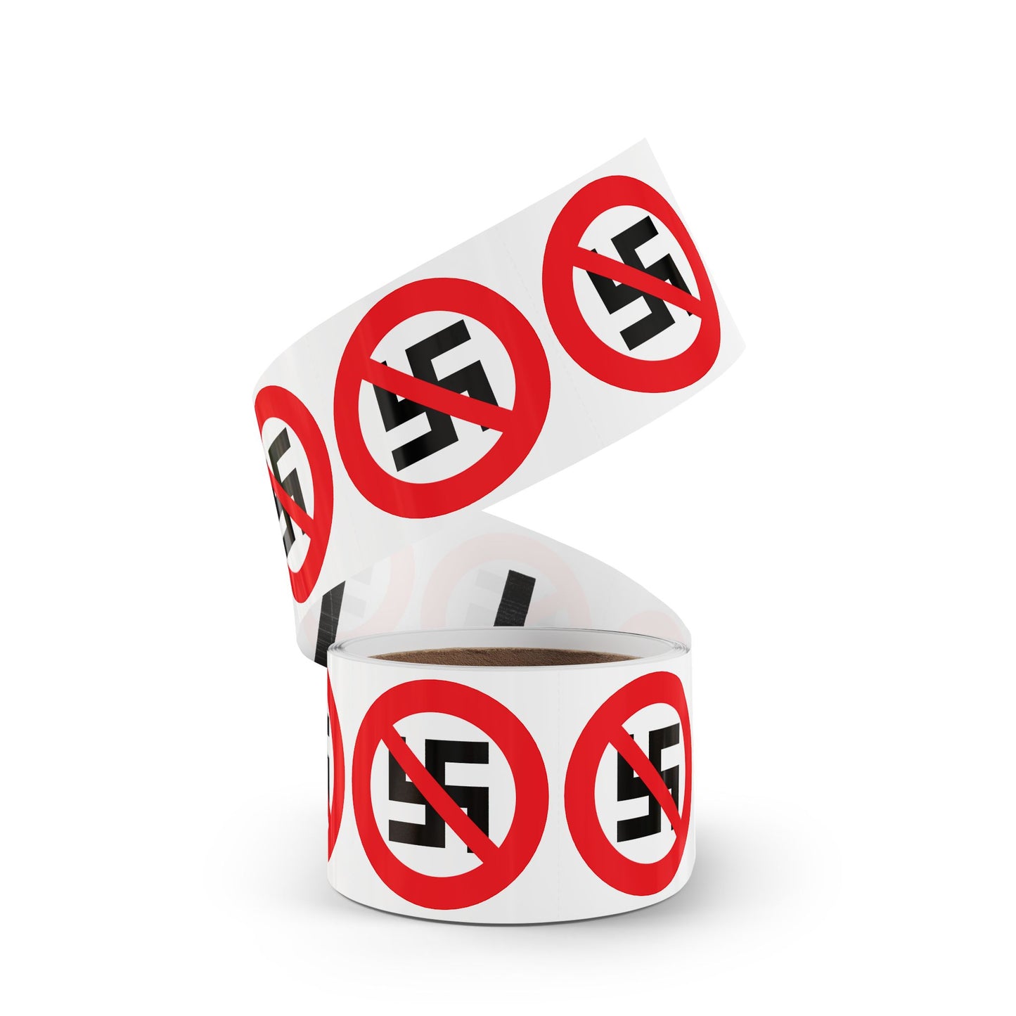 Rouleaux d'étiquettes autocollantes rondes anti-nazis