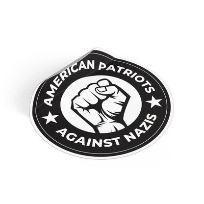 American Patriots Against Nazis - Round Vinyl Stickers - Free Oppression