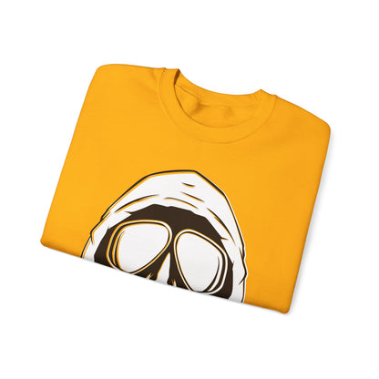 Hooded Antifa Gasmask Three Arrows - Sweatshirt