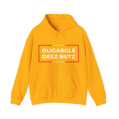 Oligargle Deez Nutz – Satire Hoodie