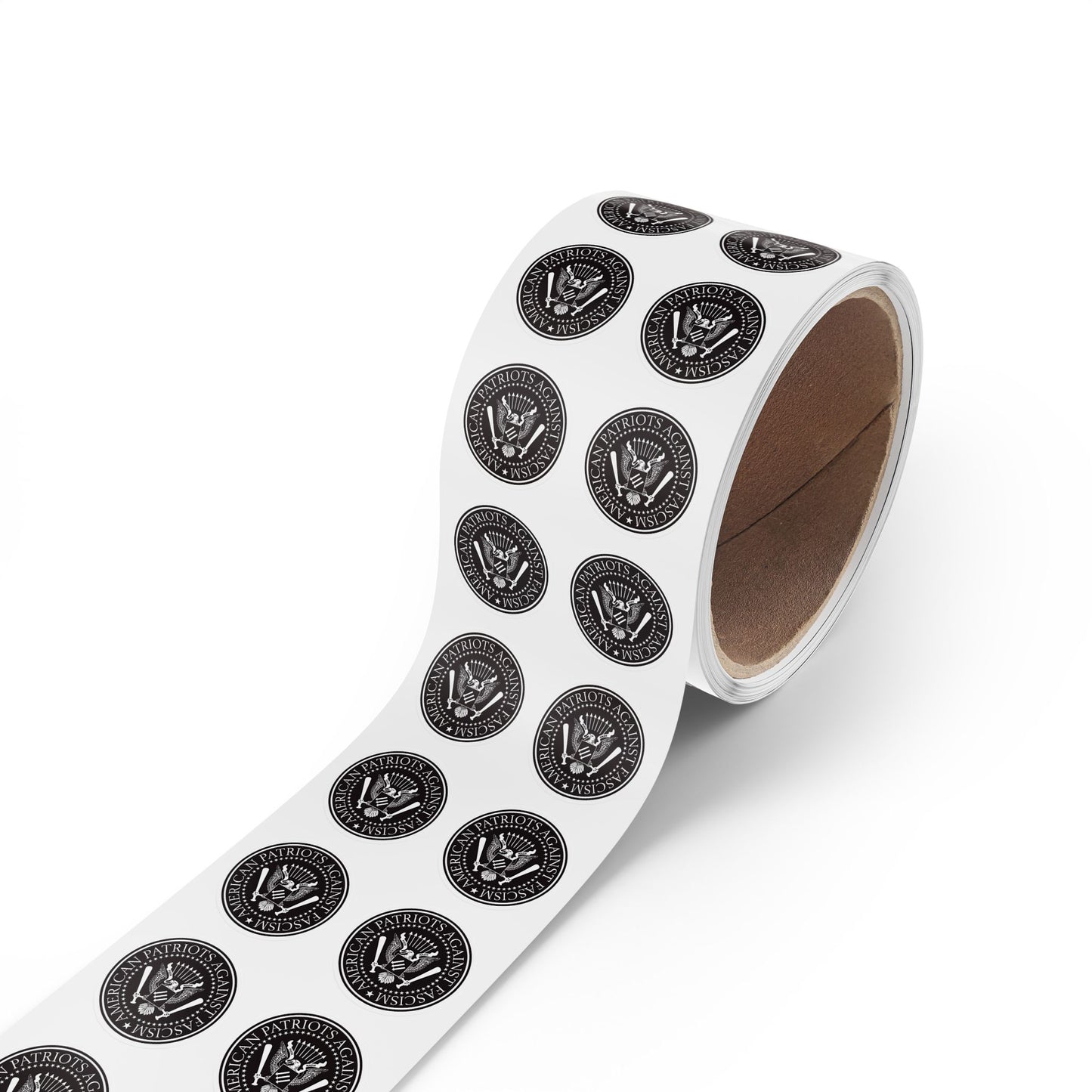 American Patriots Against Fascism Round Sticker Label Rolls