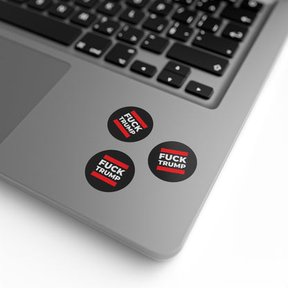Fuck Trump Round Sticker Label Rolls