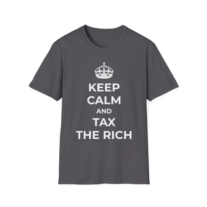 T-shirt « Gardez votre calme et taxez les riches »