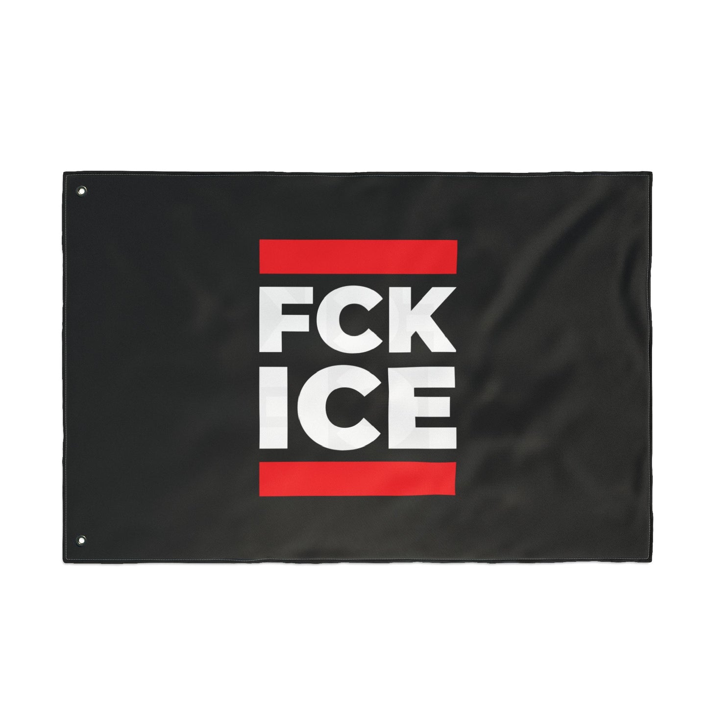 FCK ICE Flag — Immigrant Rights Protest Flag, Double-Sided