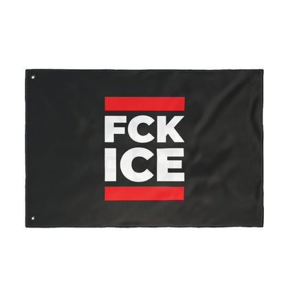 FCK ICE Flag — Immigrant Rights Protest Flag, Double-Sided