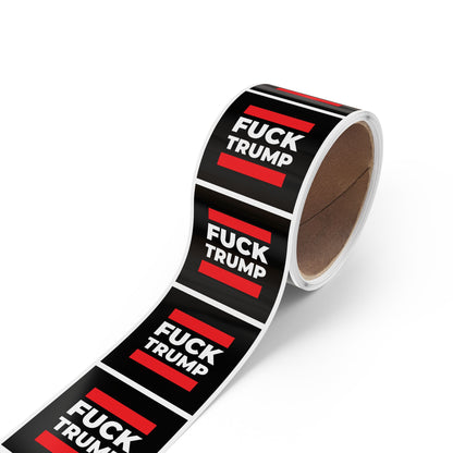 Fuck Trump - Sticker Rolls - Antifascist No Kings Protest Decal