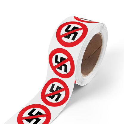 Rouleaux d'étiquettes autocollantes rondes anti-nazis