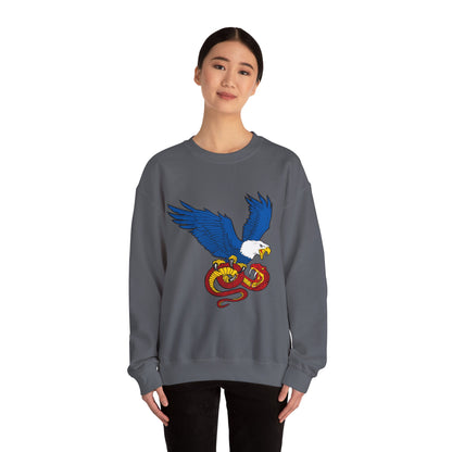 Democracy Eagle Vs. Fascist Snake - Sweatshirt