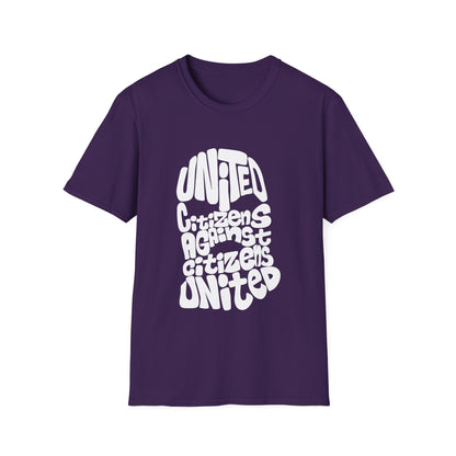 United Citizens Against Citizens United Balaclava T-shirt