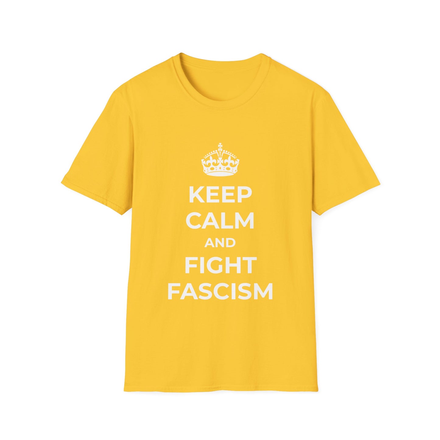 Keep Calm and Fight Fascism – Anti-Fascist T-Shirt