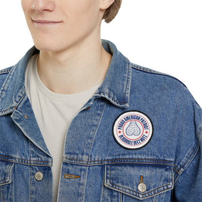 Proud American Patriot Oligargle Deez Nutz - Iron-On Patch
