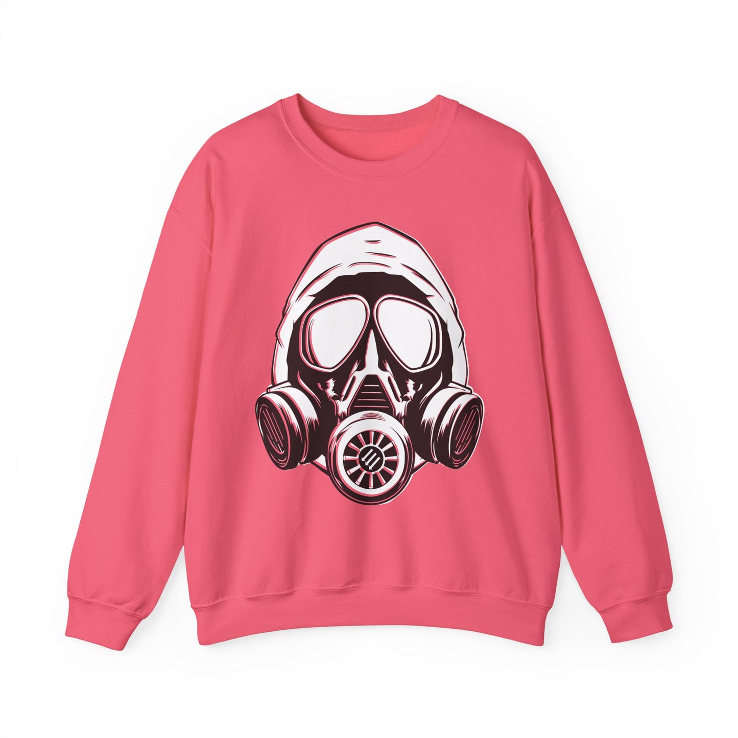 Hooded Antifa Gasmask Three Arrows - Sweatshirt