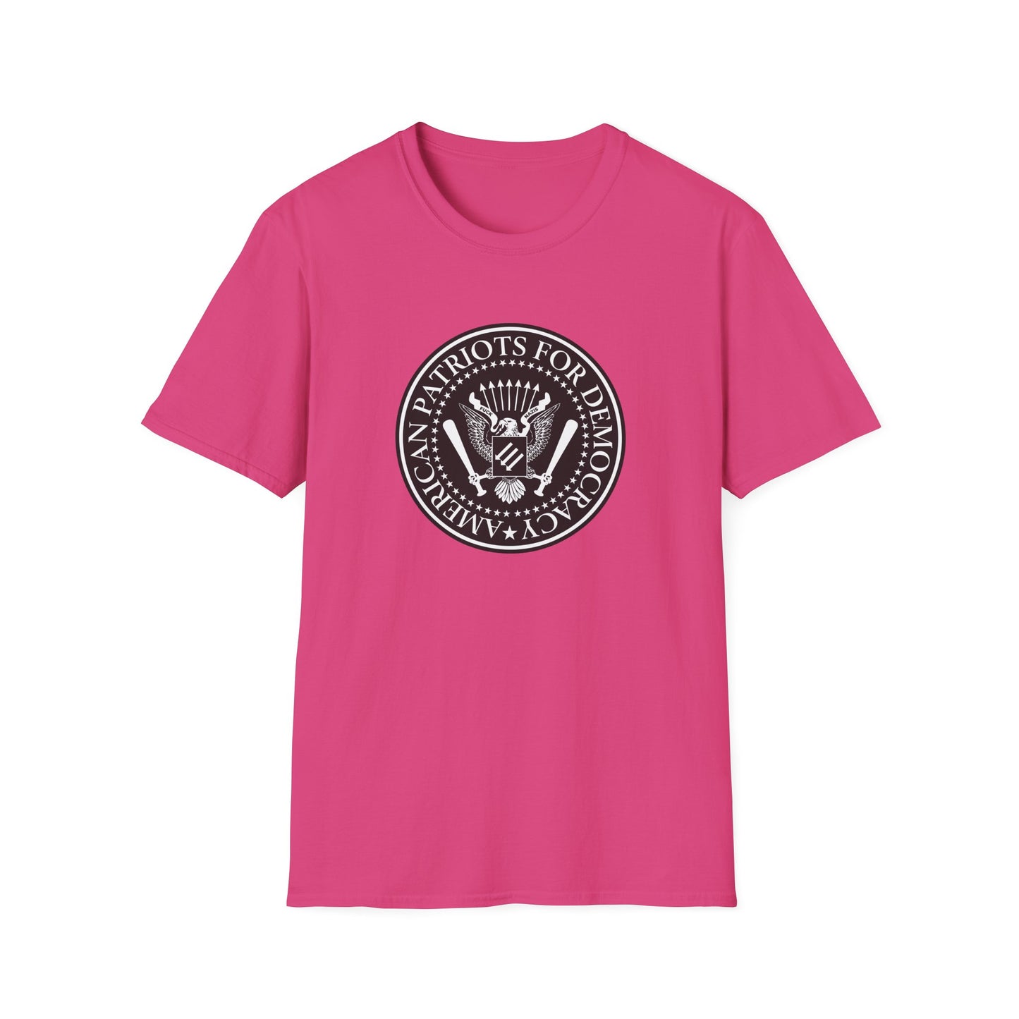 T-shirt « American Patriots for Democracy » – Déclaration pro-constitutionnelle et anti-autoritaire