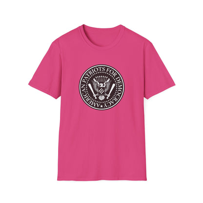 T-shirt « American Patriots for Democracy » – Déclaration pro-constitutionnelle et anti-autoritaire