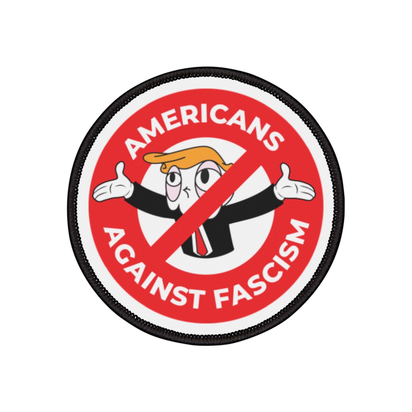 Les Américains contre le fascisme - Patch thermocollant
