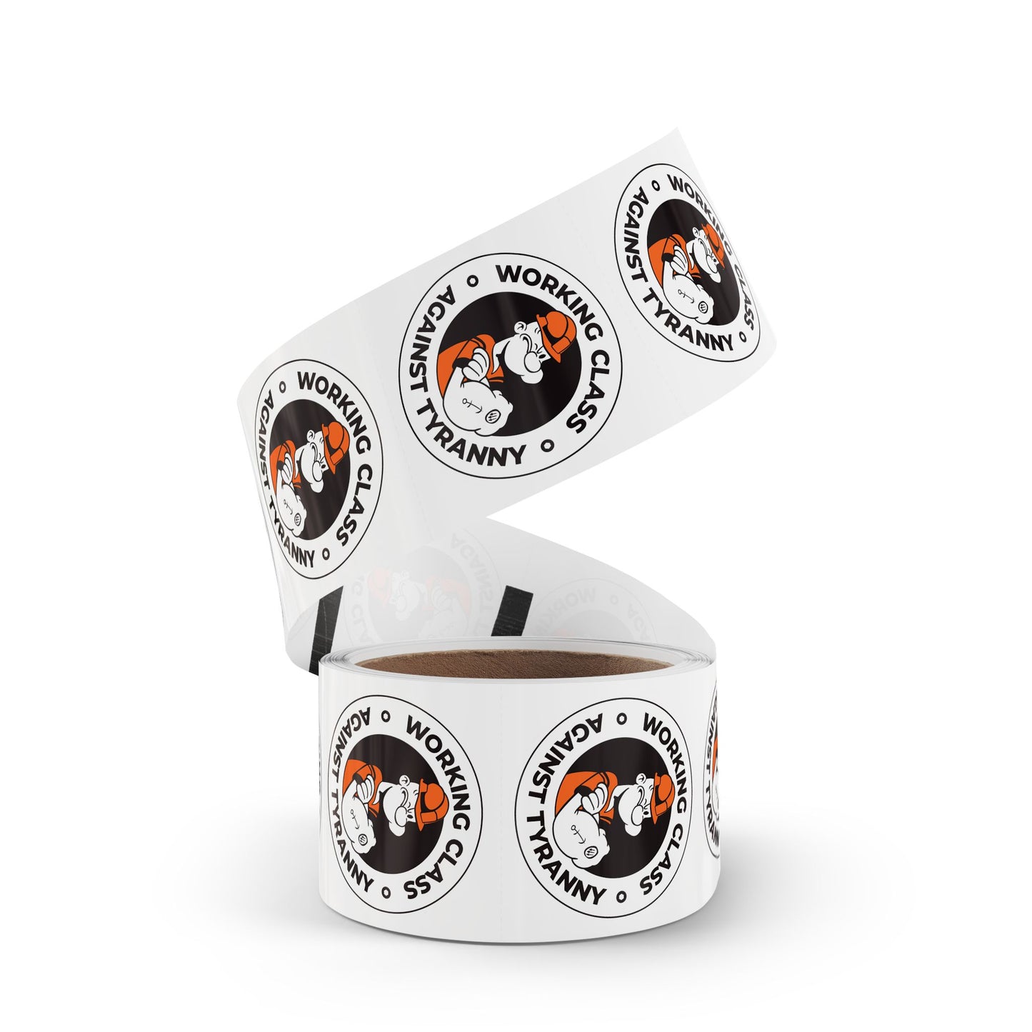 Working Class Against Tyranny – Round Sticker Roll