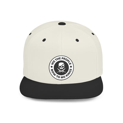 We The People Bow To No Kings – Flat Bill Snapback Hat